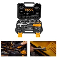 INGCO Professional 45 pcs 1 4 inch Socket Sets HKTS14451